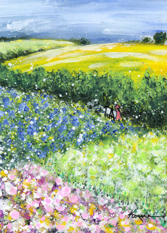 Flower Field, That's Where I am At: I'm with Me
